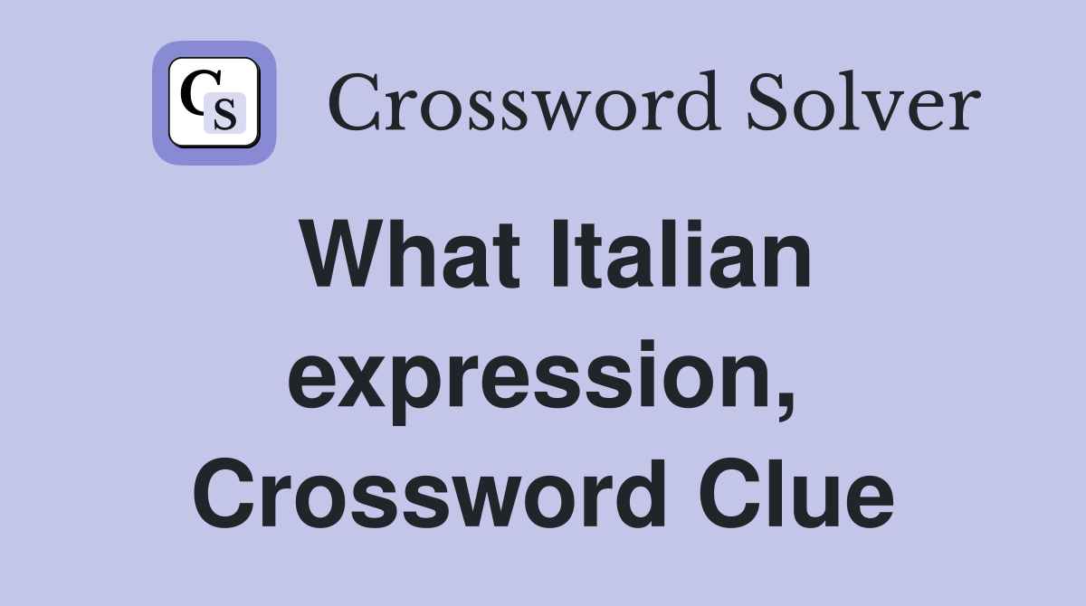 What Italian expression in churchstyle denotes unaccompanied
